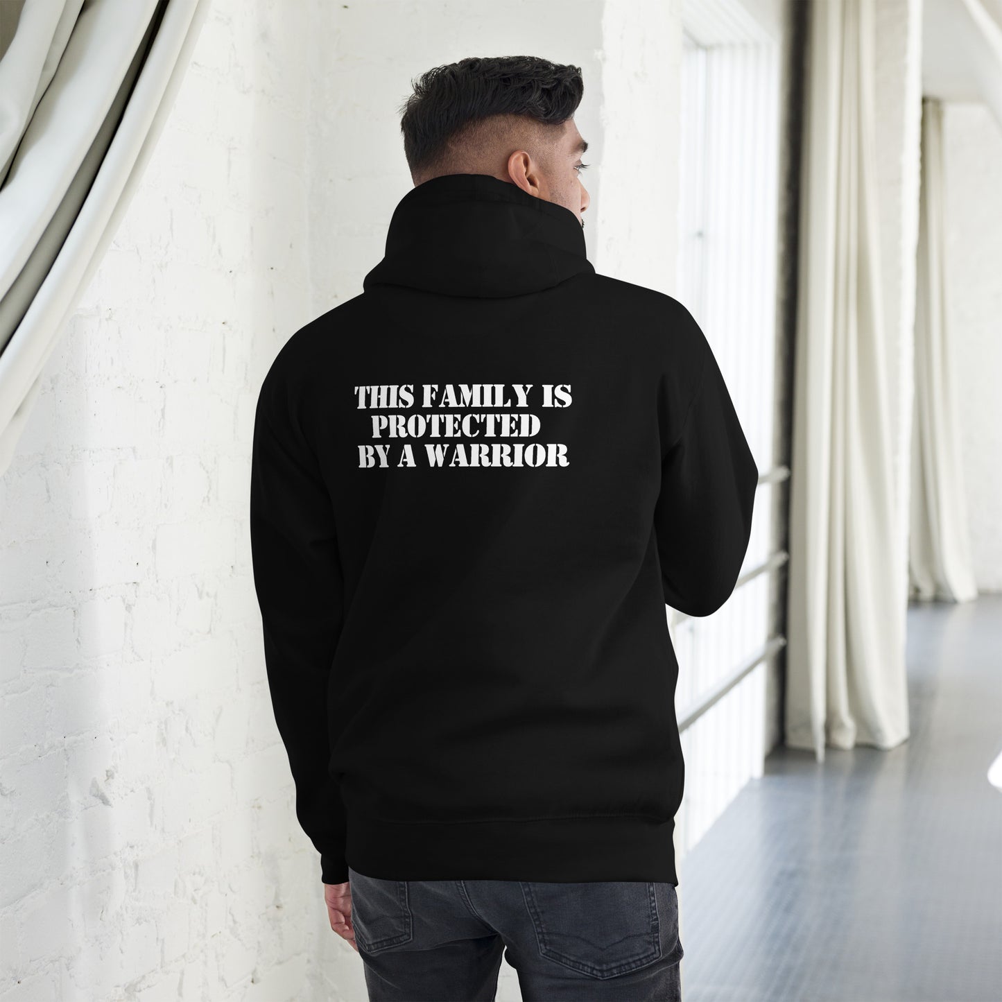 The Catholic Warrior Hoodie in Black Only
